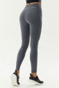Kadın Gri Yüksek Bel Esnek ve Toparlayıcı Spor Tayt | 4229 - 2