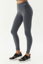 Kadın Gri Yüksek Bel Esnek ve Toparlayıcı Spor Tayt | 4229 - 1
