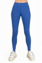Kadın Mavi Yüksek Bel Esnek ve Toparlayıcı Spor Tayt | 4229 - 3