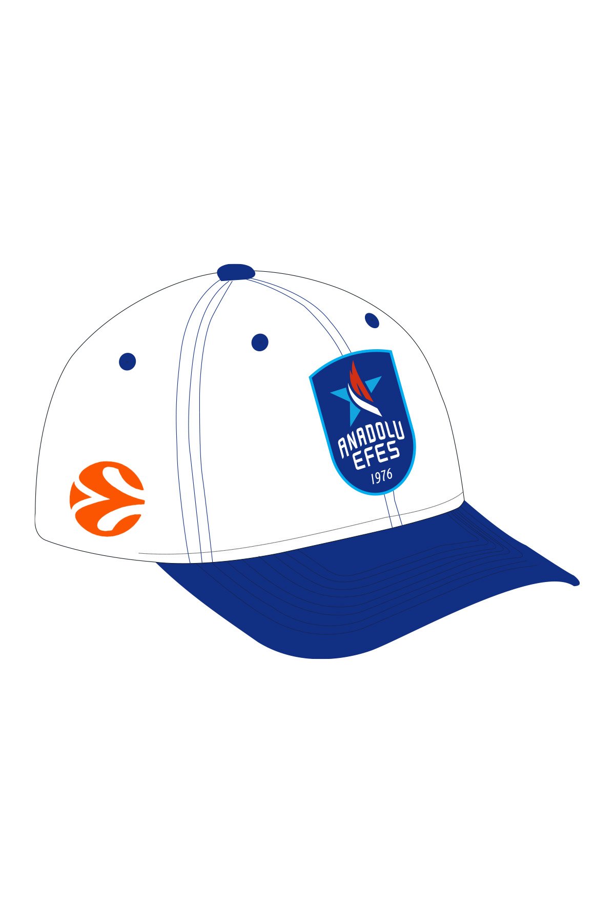 Anadolu Efes Beyaz Euroleauge Şampiyonluk Şapkası 0918 - 1