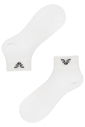 Unisex Pamuklu Kısa Beyaz Patik Çorap | 0317 - 3