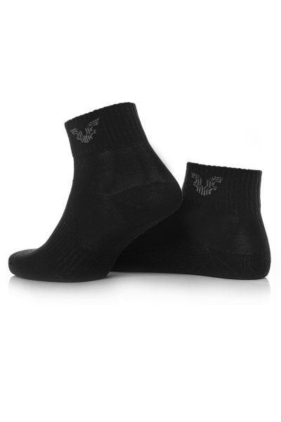 BİLCEE - Unisex Siyah Patik Çorap 0317 (1)