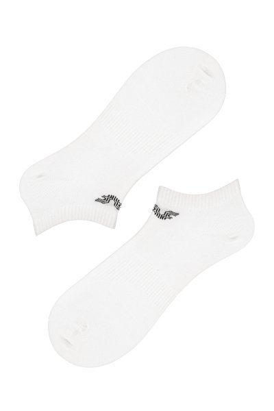 Unisex Beyaz Patik Çorap 0318