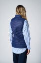 Kadın Lacivert Sıfır Kol Yakalı Rüzgar Geçirmez Üç Mevsim Yelek | 1267 - 6