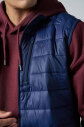 Unisex Lacivert Sıfır Kol Fermuarlı Cepli Yelek | 1268 - 4