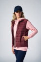 Unisex Bordo Sıfır Kol Fermuarlı Cepli Yelek | 1268 - 2