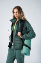 Unisex Yeşil Sıfır Kol Fermuarlı Cepli Yelek | 1268 - 4