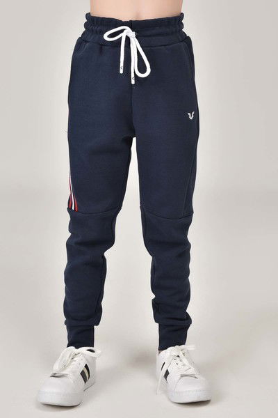 Lacivert Unisex Çocuk Lastik Paça Eşofman Altı 1479