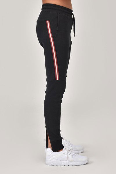 Siyah Unisex Çocuk Lastik Paça Eşofman Altı 1479