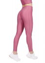 Kadın Pembe Yüksek Bel Esnek ve Toparlayıcı Spor Tayt 1713 - 3