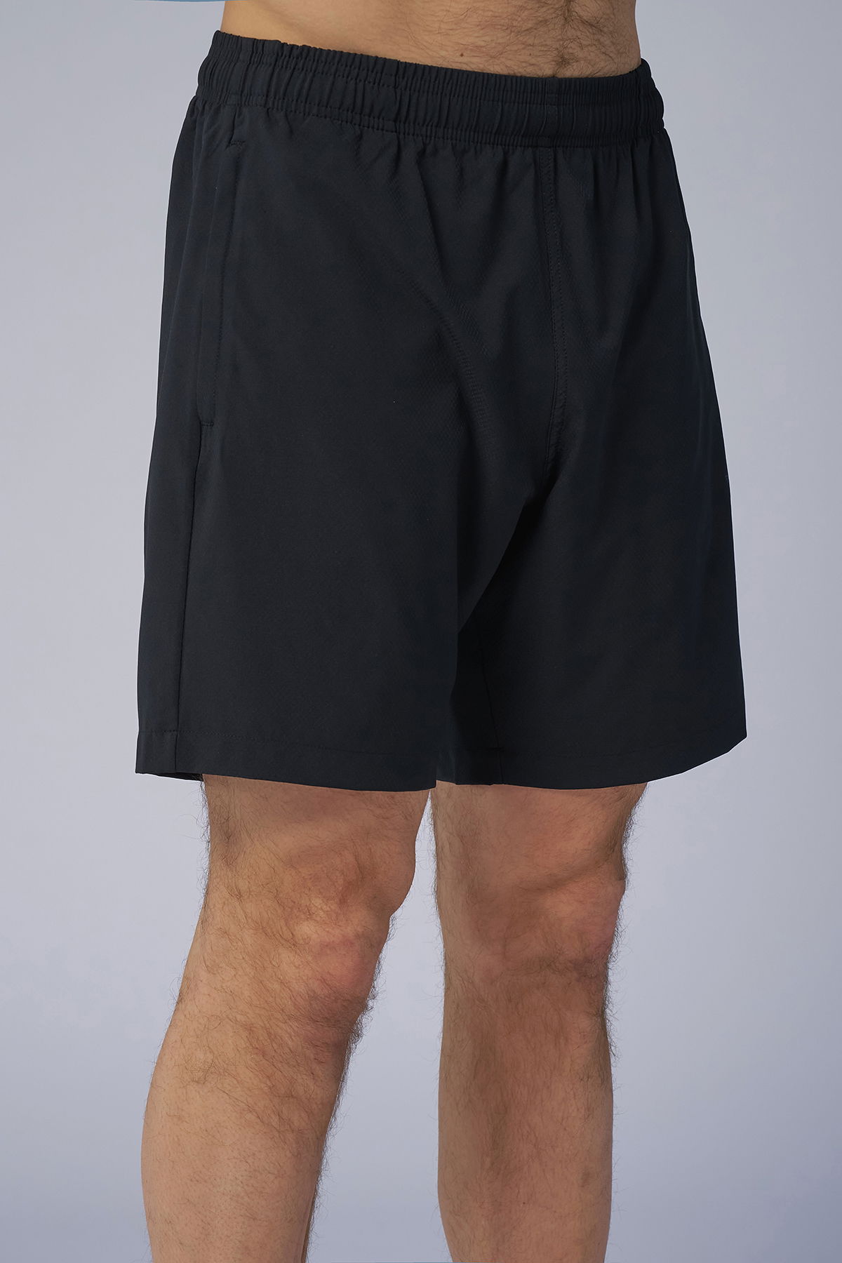 Erkek Siyah Esnek Lastikli Bel Antrenman Şort | 8243 - BİLCEE (1)