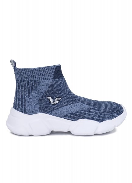 BİLCEE - Kadın Mavi Bilekli Çorap Model Spor Ayakkabı 8865