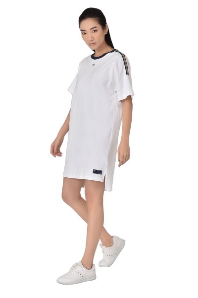 BİLCEE - Kadın Beyaz Elbise 8077