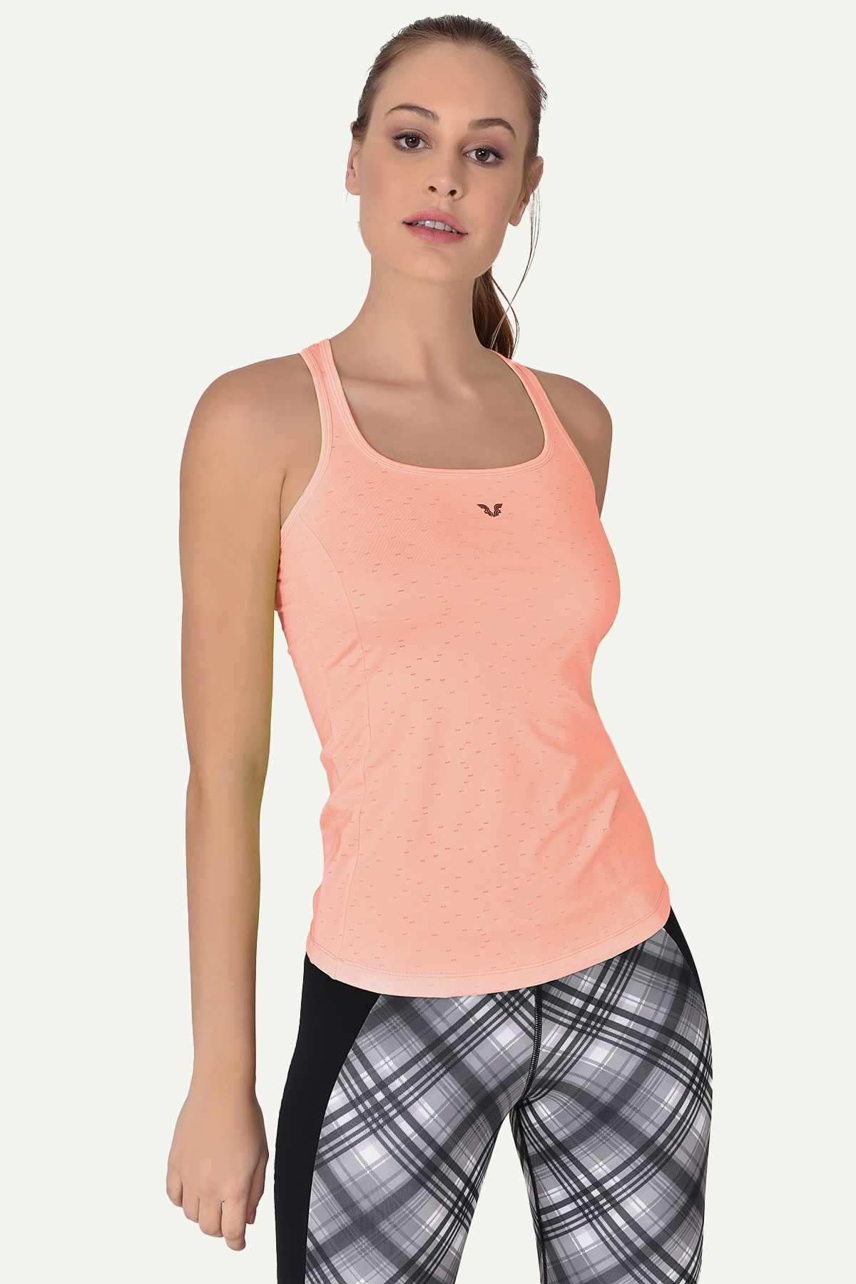 Kadın Pembe Geniş Yaka Nefes Alan Sporcu Antrenman Atleti | 8604 - BİLCEE (1)