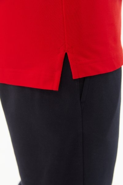 Erkek Kırmızı Polo Yaka Pamuklu Tişört 8982