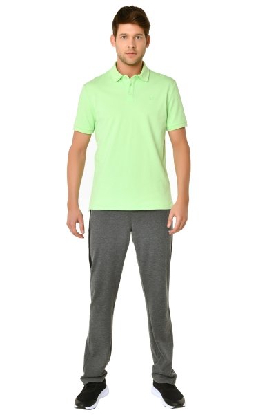 Erkek Yeşil Polo Yaka Pamuklu Tişört 8982