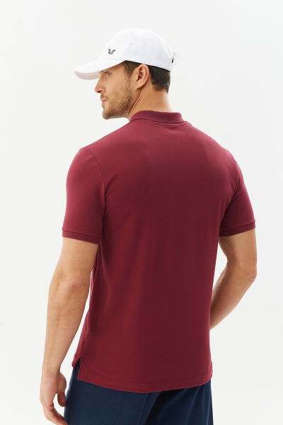 Erkek Bordo Polo Yaka Tişört 8982