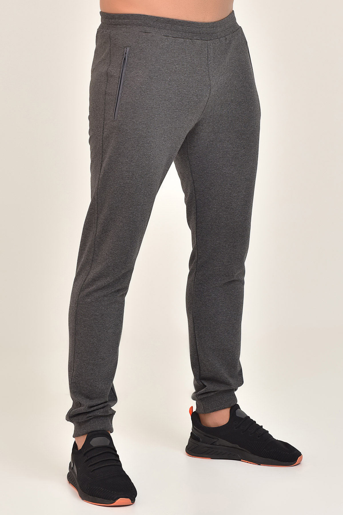 Erkek Antrasit Ribana Paça Eşofman Altı 8986 - BİLCEE