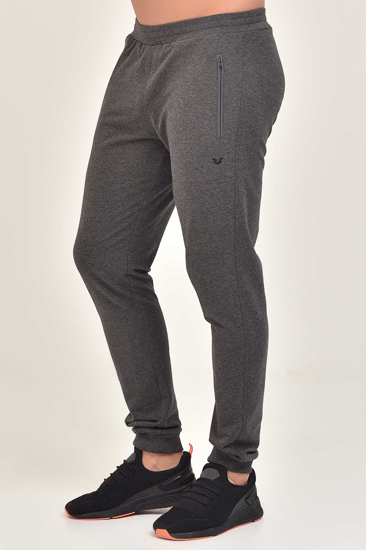 Erkek Antrasit Ribana Paça Eşofman Altı 8986 - BİLCEE (1)