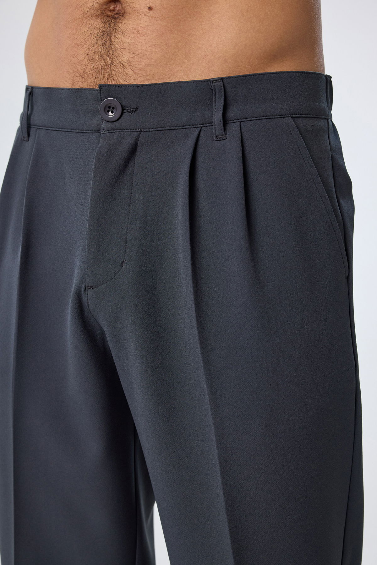  Erkek Teknolojik Kumaş Antrasit Baggy Pantolon | 4590 - BİLCEE (1)