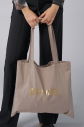 Kadın Bej Baskılı Alışveriş Çantası | 5725 - 2