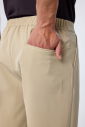  Erkek Teknolojik Kumaş Bej Baggy Pantolon | 4590 - 4