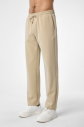 Erkek Bej Teknolojik Kumaş Bol Rahat Pantolon | 4593 - 4
