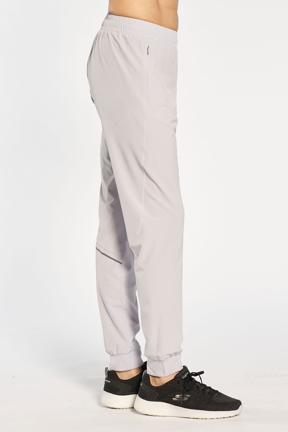 Erkek Jogger Dokuma Açık Gri Eşofman Altı | 4870 - BİLCEE (1)