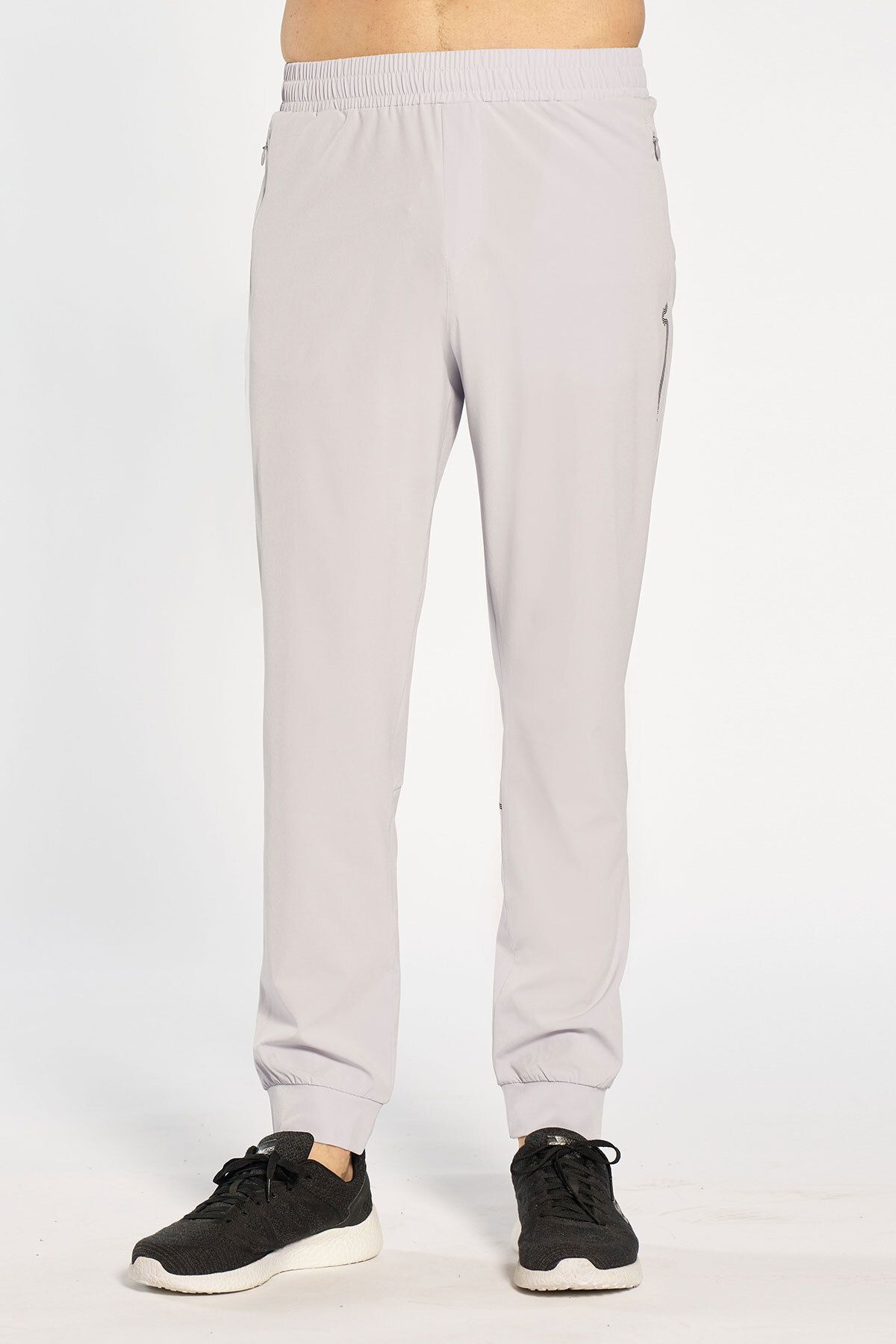 Erkek Jogger Dokuma Açık Gri Eşofman Altı | 4870 - BİLCEE (1)