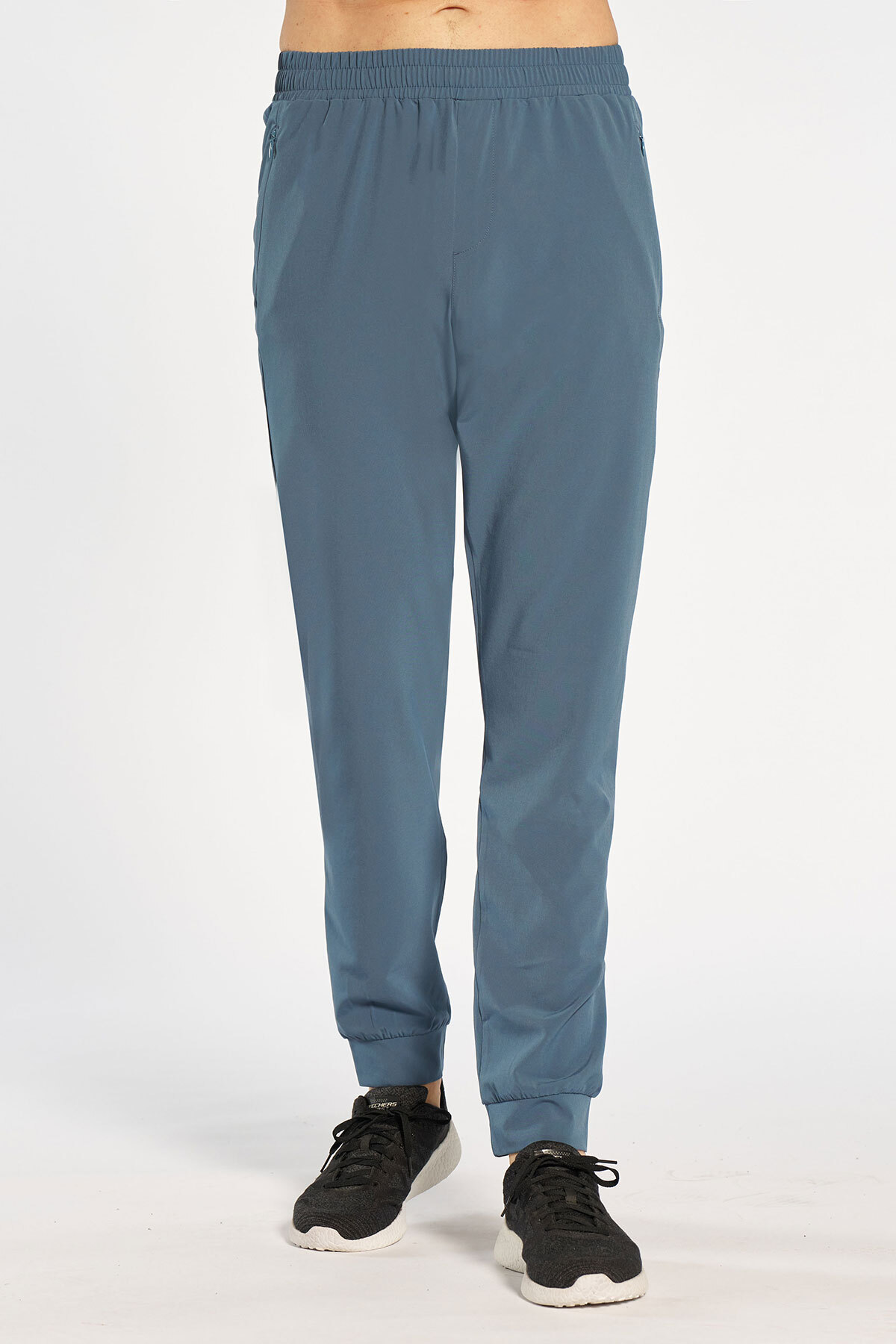 Erkek Jogger Dokuma Mavi Eşofman Altı | 4870 - BİLCEE (1)