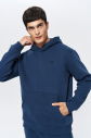 Erkek Carbon 3 İplik Şardonlu Fleece Yumuşak Fırçalı Kapişonlu Owersize Sweatshirt 9799 