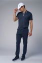 Erkek Lacivert Antrenman Polo Yaka Tişört | 4146 - 7