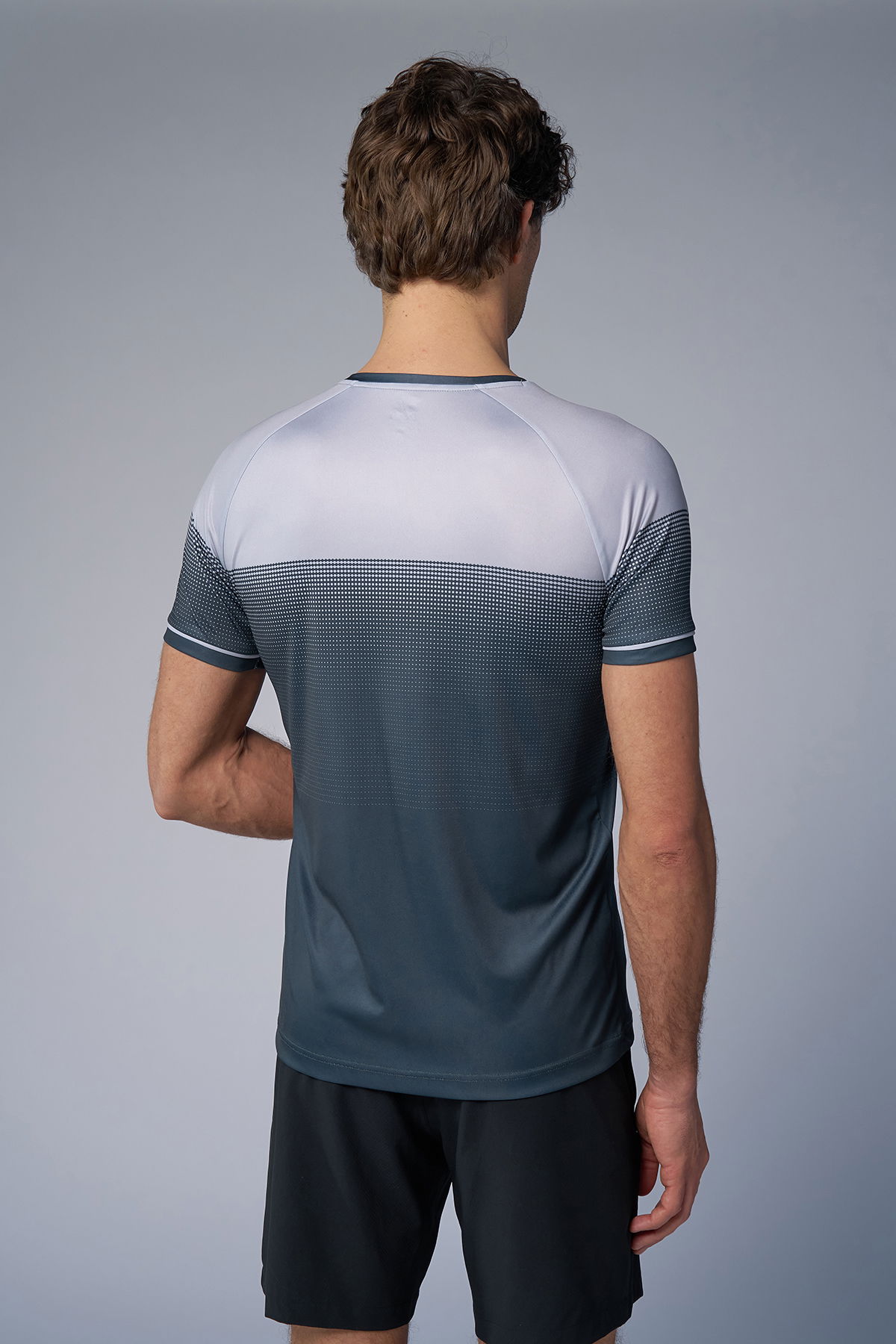 Erkek Mavi Antrenman Tişört | 4577 - BİLCEE (1)