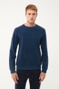 Erkek Petrol Bisiklet Yakalı Yumuşak Dokulu Sweatshirt 1664 - 1