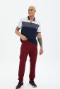 Erkek Bordo Lastik Paça Cepli Outdoor Pantolon 0051 - 4