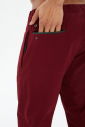 Erkek Bordo Lastik Paça Cepli Outdoor Pantolon 0051 - 2