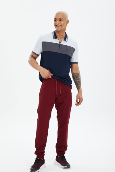 Erkek Bordo Cepli Su Geçirmez Outdoor Pantolon 0051