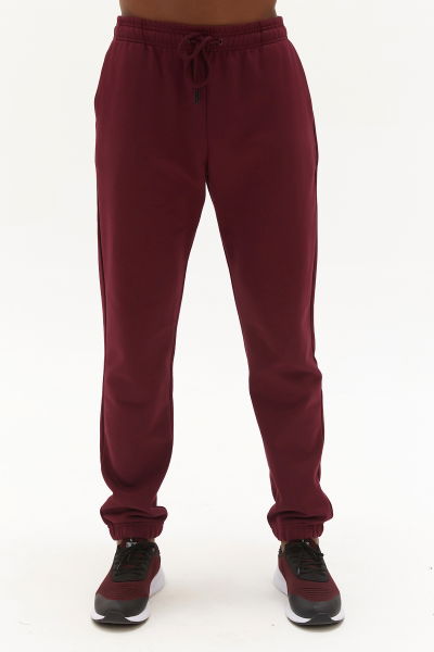 Erkek Bordo İçi Polarlı Jogger Kışlık Eşofman Altı 0358