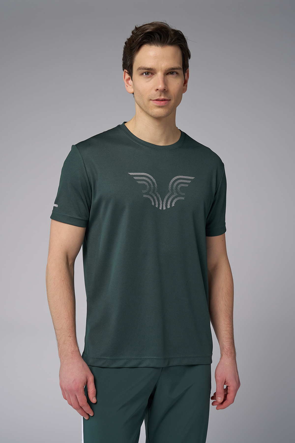Bilcee Erkek Hızlı Kuruyan Hafif Antreman T-Shirt | 0094 - 