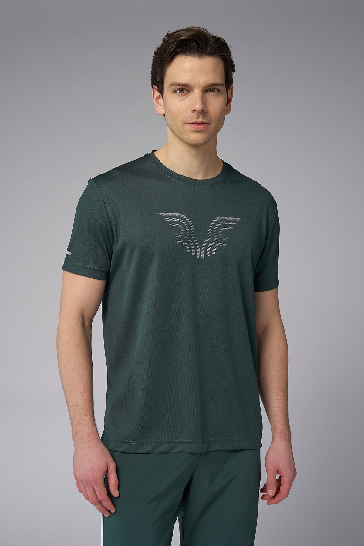 Bilcee Erkek Hızlı Kuruyan Hafif Antreman T-Shirt | 0094 - 