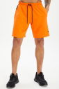 Erkek Turuncu İnce Dokuma Kumaşlı Antrenman Şort 0798 - 2