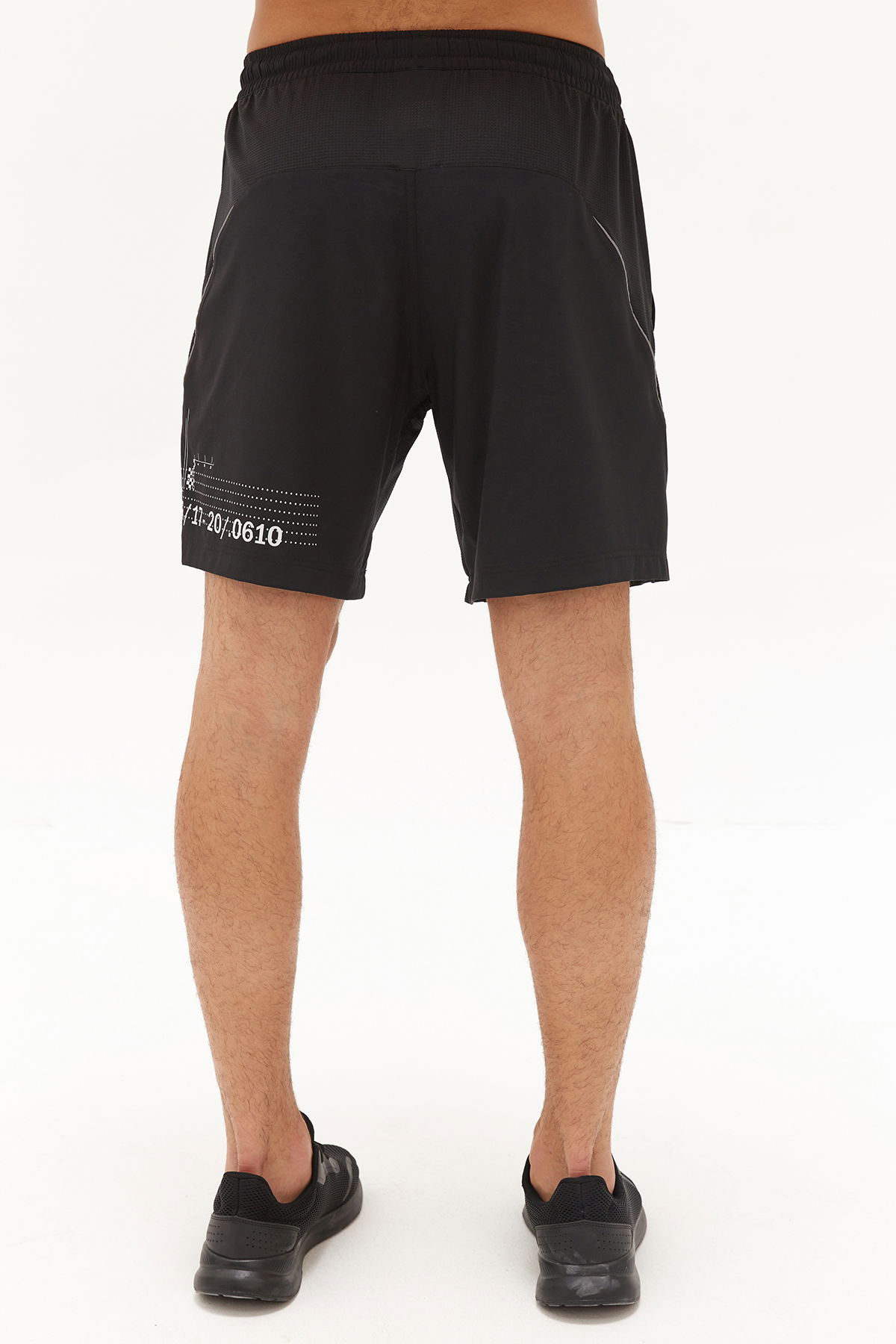 Erkek Siyah İnce Hafif Hızlı Kuruyan Ter Tutmayan Antrenman Training Fitness Sporcu Şortu | 0228 - BİLCEE (1)