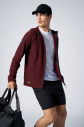 Erkek Bordo Kapüşonlu Antrenman Dokuma Eşofman Üstü | 0547 - 7