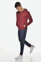 Erkek Bordo Kol Cep Detaylı Kapüşonlu Eşofman Takımı 0129 - 10
