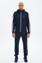 Erkek Lacivert Kapüşonlu Lastik Paça Eşofman Takımı 0755 - 15