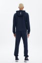 Erkek Lacivert Kapüşonlu Lastik Paça Eşofman Takımı 0755 - 5