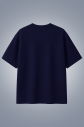 Erkek Koyu Lacivert Oversize Cepli Tişört | 4582 - 2