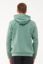 Erkek Yeşil Kapüşonlu Baskılı Sweatshirt | 1541 - 7