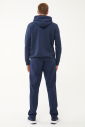 Erkek Lacivert Kapüşonlu Baskılı Sweatshirt | 1541 - 8