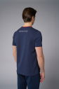 Erkek Lacivert Pamuk Baskılı Tişört | 4084 - 7